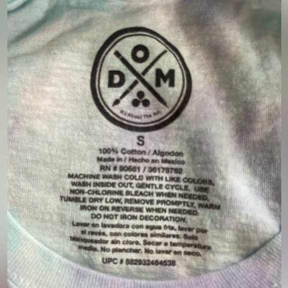 DOM Unicorn Keepin' it Real Tie-Dye T-Shirt - Picture 3 of 4